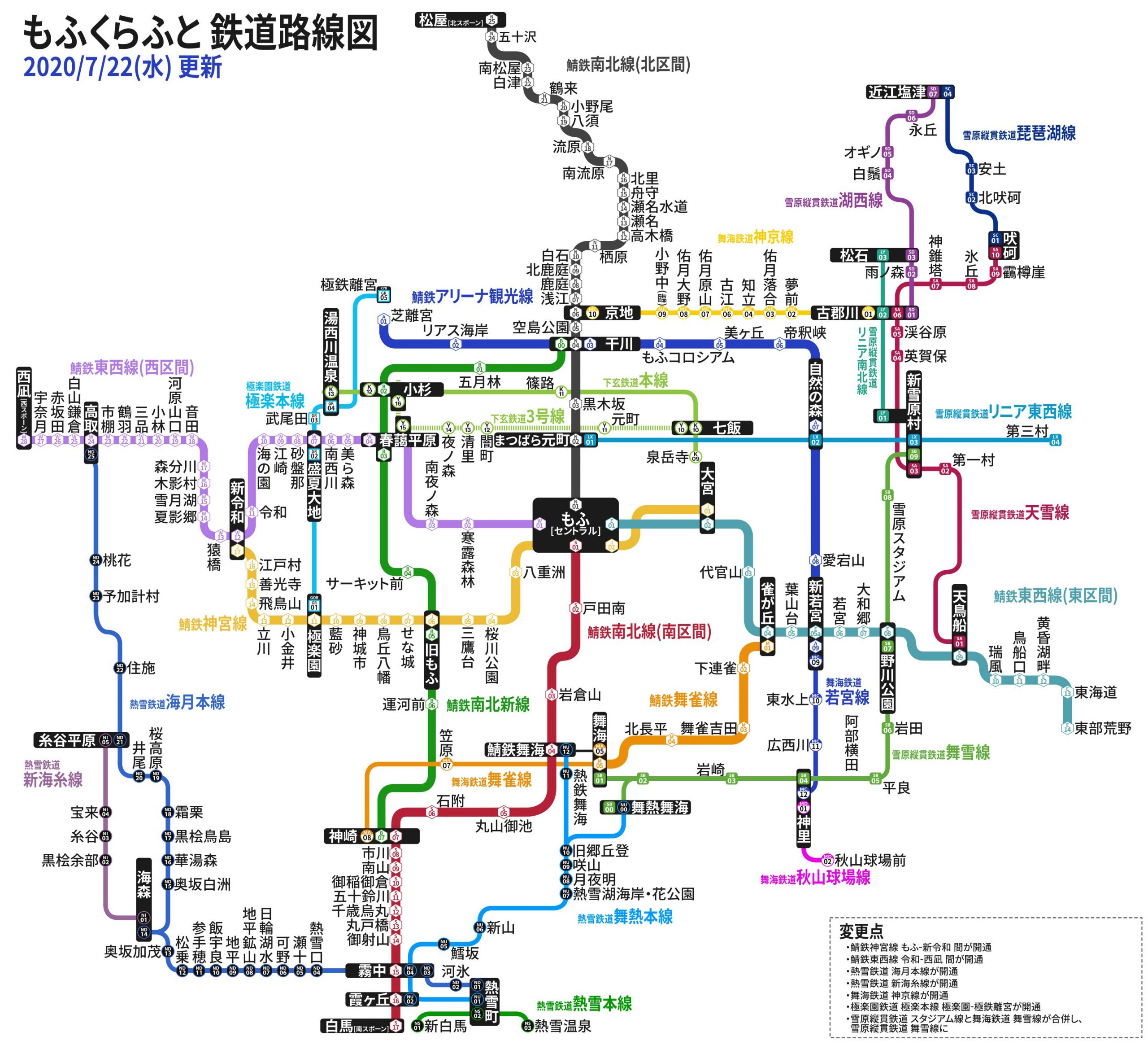 鉄道と道路について Mofucraft